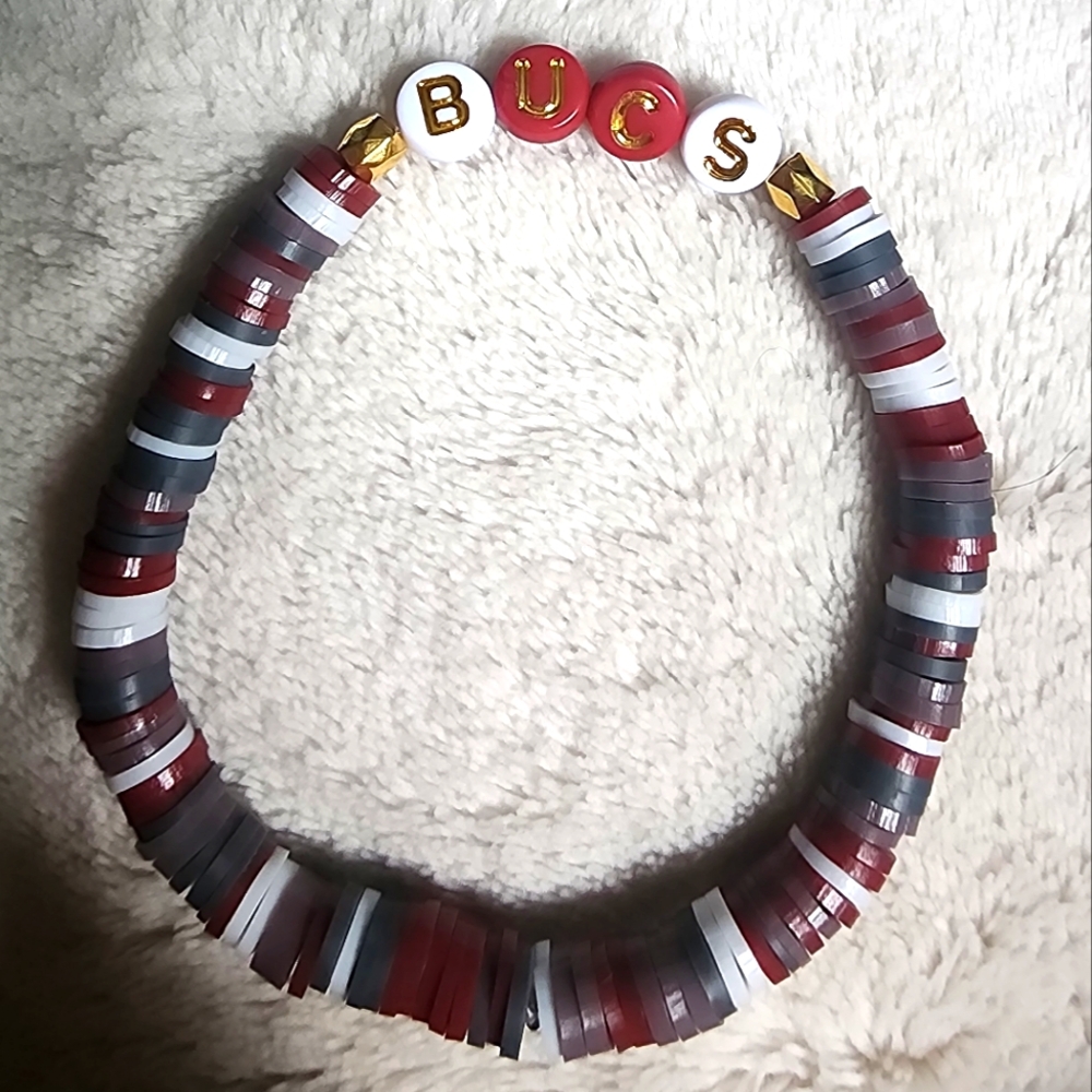 Buccaneers Friendship Bracelet with hardware